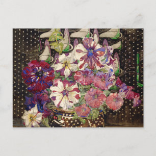 Carte Postale Charles Rennie Mackintosh - Petunias