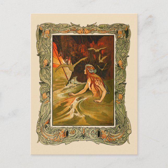 Carte Postale Charles Robinson - La Sirène (Devant)