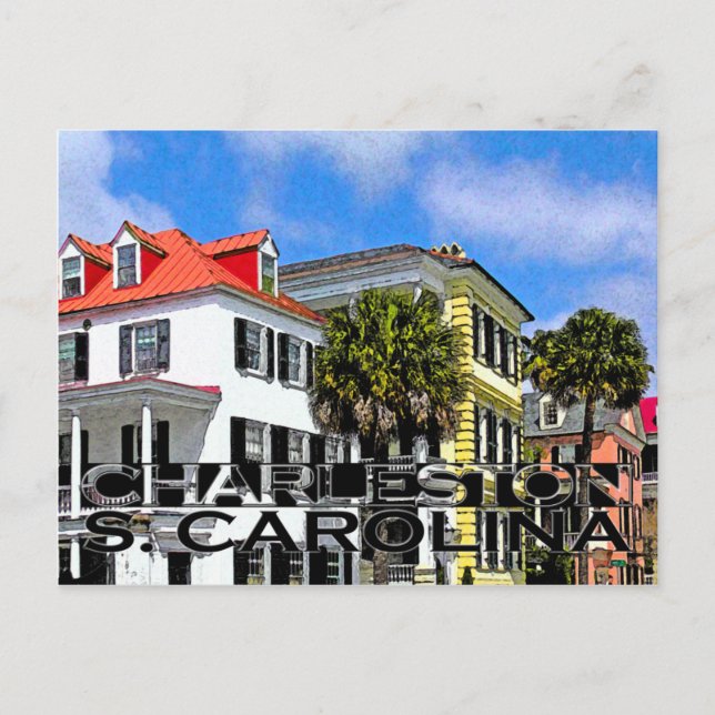 Carte Postale Charleston (Devant)