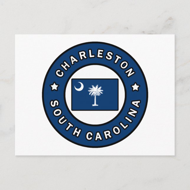 Carte Postale Charleston Caroline du Sud (Devant)