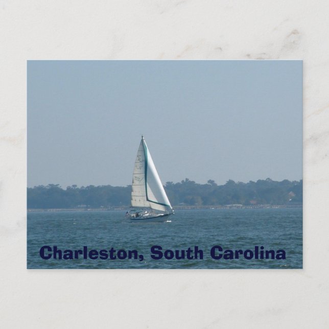 Carte Postale Charleston, Caroline du Sud (Devant)