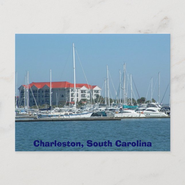 Carte Postale Charleston, Caroline du Sud (Devant)