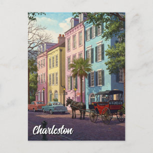 Carte Postale Charleston Caroline du Sud Voyage