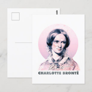 Carte Postale Charlotte Bronte rose Richmond Peinture Portrait