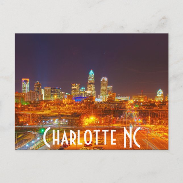 Carte Postale Charlotte NC (Devant)