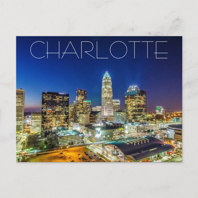 Carte Postale Charlotte NC (Devant)