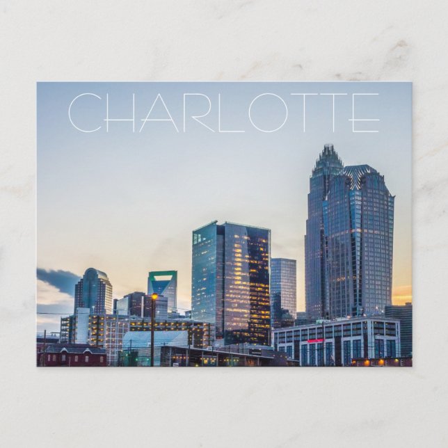 Carte Postale Charlotte NC (Devant)