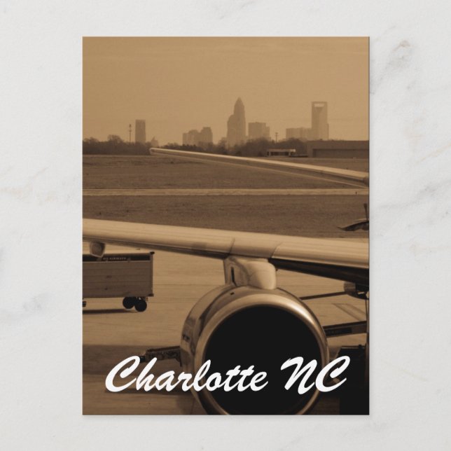 Carte Postale Charlotte NC (Devant)