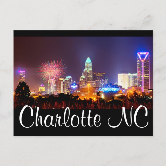 Carte Postale Charlotte NC (Devant)