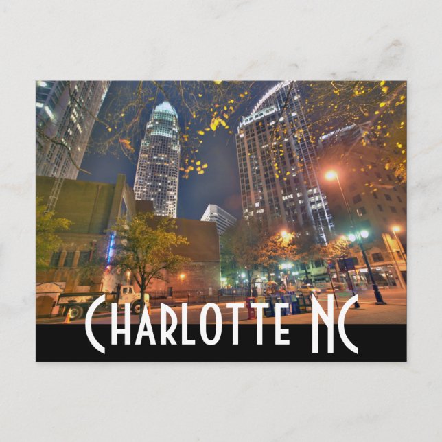 Carte Postale Charlotte NC (Devant)