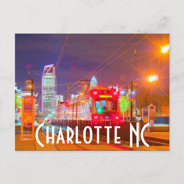 Carte Postale Charlotte NC (Devant)
