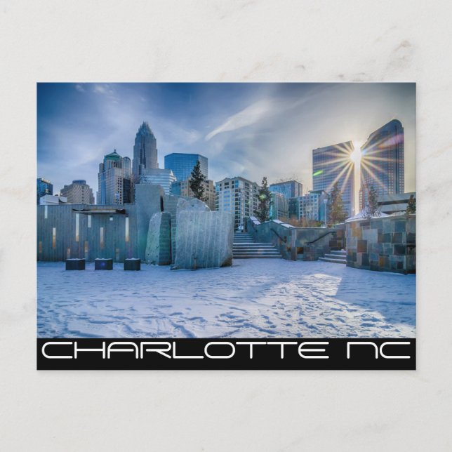 Carte Postale Charlotte NC -QUEEN CITY (Devant)