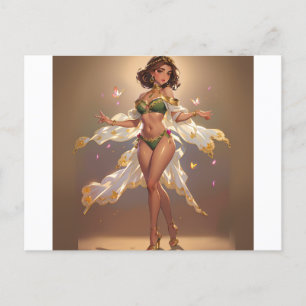 Carte Postale Charmante fille