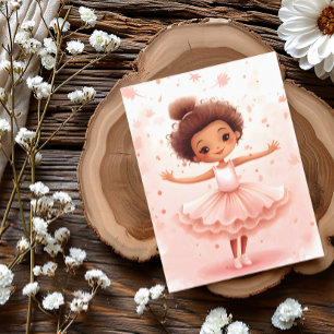 Carte postale Charmante Little Ballerina