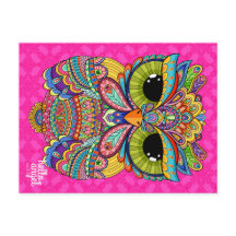 Carte postale Charme Charlie Owl