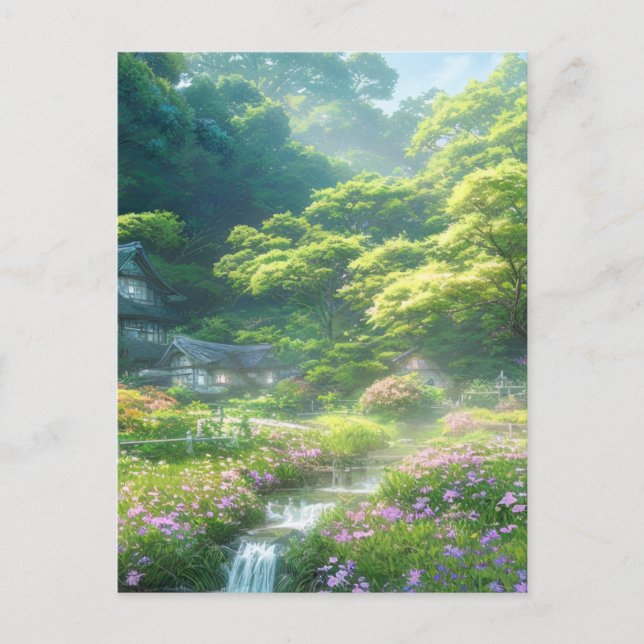 Carte Postale Charme d'été (Devant)