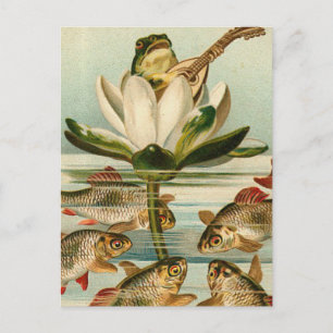 Carte Postale Charmer de poisson