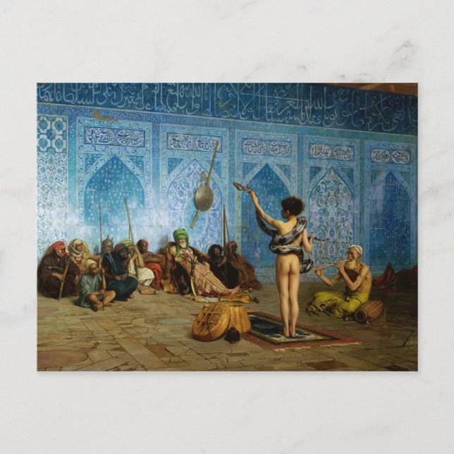 Carte Postale Charmer des Serpents (Devant)