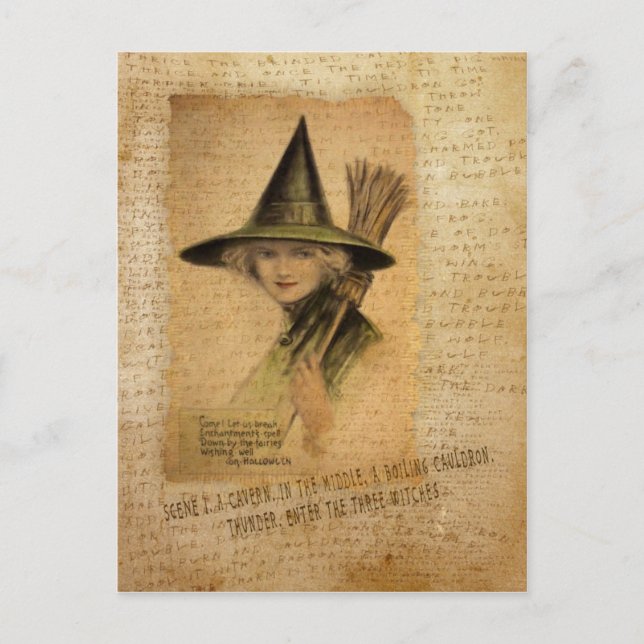 Carte Postale Charming Witch (Devant)