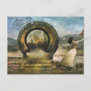 Carte postale Chasse Divinité