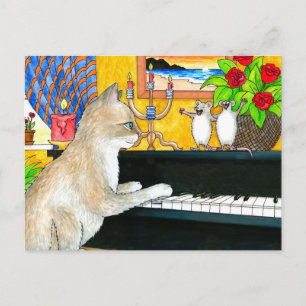 Carte Postale chat 506