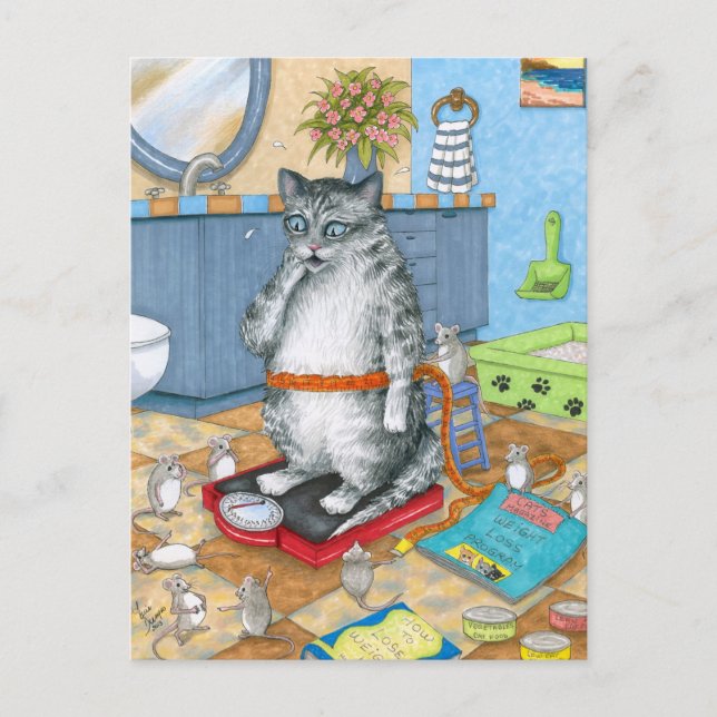 Carte Postale Chat 579 (Devant)