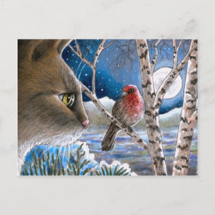 Carte Postale Chat 600