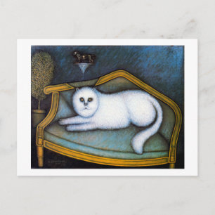 Carte Postale Chat Angora, Morris Hirshfield