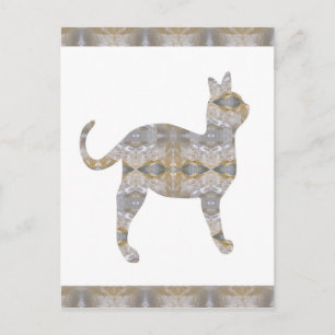 Carte Postale Chat animal de compagnie CRYSTAL Bijou NVN452 ENFA
