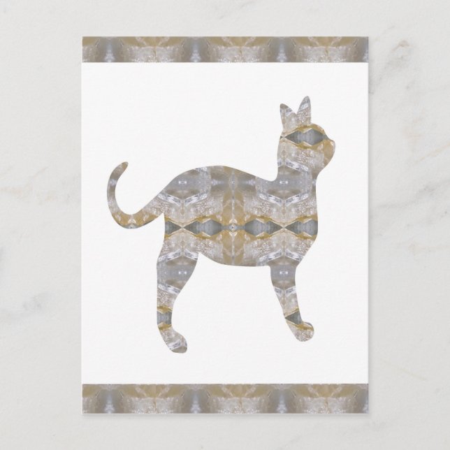 Carte Postale Chat animal de compagnie CRYSTAL Bijou NVN452 ENFA (Devant)