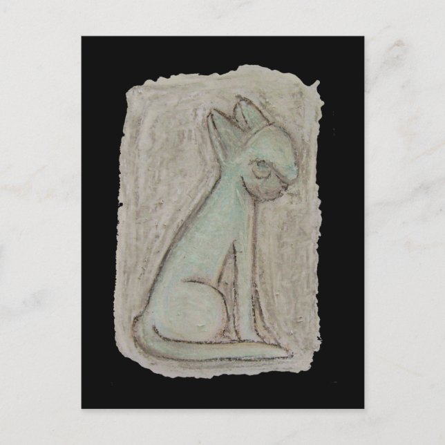 Carte Postale Chat égyptien (Devant)