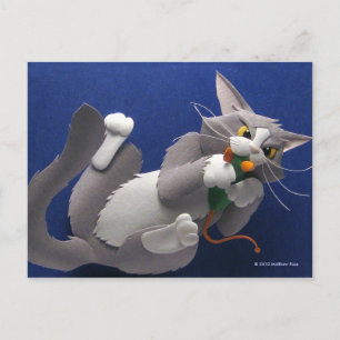 Carte postale Chat et souris