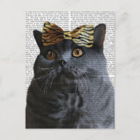 Chat gris avec chèvre léopard