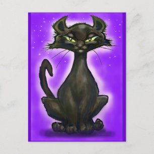 Carte Postale Chat noir