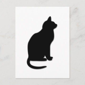 Carte Postale Chat noir