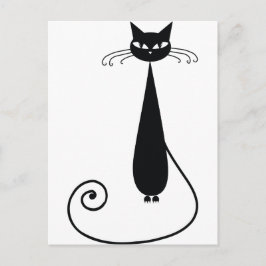 Carte Postale Chat noir