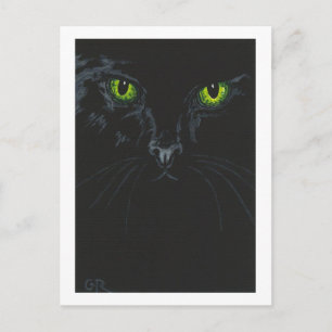 Carte postale Chat noir