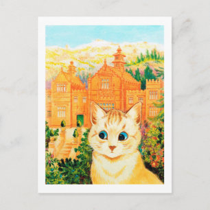 Carte Postale Chat & Shangri-la, Louis Wain