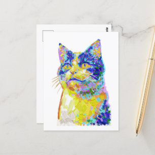 Carte Postale Chat sous le soleil