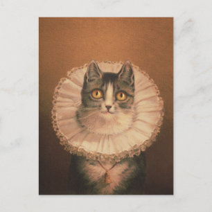 Carte postale Chat vintage