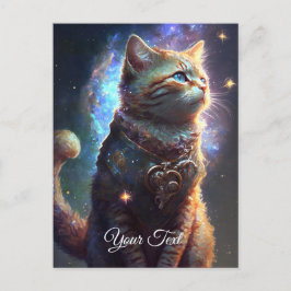 Carte Postale Chat Watcher.