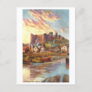 Carte Postale Château antique de Haverfordwest au Pays de Galles