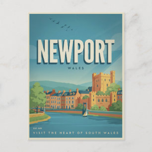 Carte Postale Château antique de Newport, des cadeaux et souveni