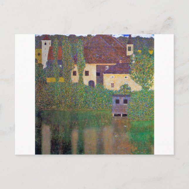 Carte Postale Château aquatique, Gustav Klimt (Devant)