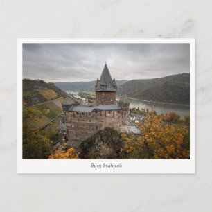 Carte Postale Château Bacharach Allemagne