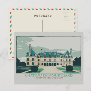 Carte Postale Château Beauregard dans la vallée de la Loire, Fra