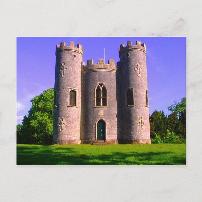 CARTE POSTALE CHÂTEAU, BLAISE, BRISTOL, ANGLETERRE, MÉDIÉVÉNILE (Devant)