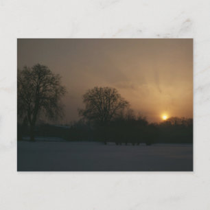 Carte Postale Château Charlottenhof, Coucher de soleil