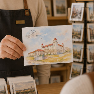 Carte Postale Château de Bratislava, Bratislava, Slovaquie, Pays