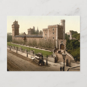 Carte Postale Château de Cardiff I, Cardiff, Pays de Galles
